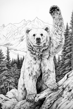 hi five bear