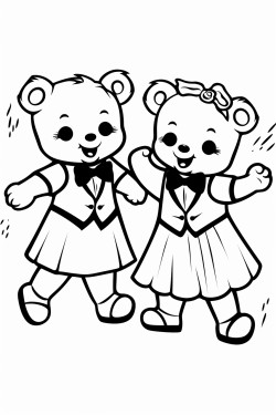 teddy bears dancing