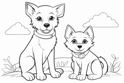 cat and dog friendship