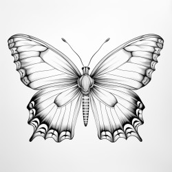 realistic butterfly