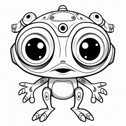 frosch  magie  cyber  robot  big eyes