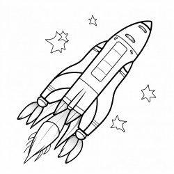 rocket in ocean