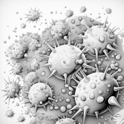 virus particles