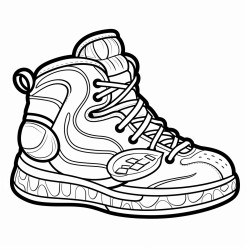 a basketball shoe featuring a coffee cup design and a caffeinated theme
