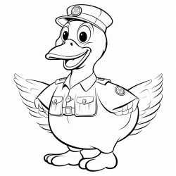 security guard goose