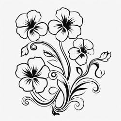 flowers with vines