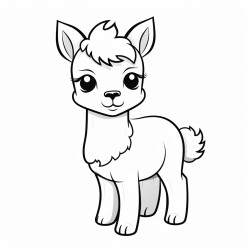llama cute