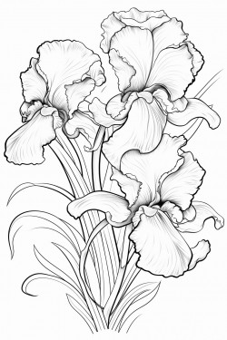 beautiful flower irise