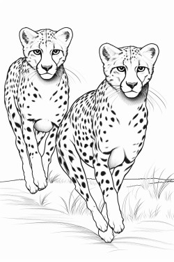 cheetah and antelope training for track and field
