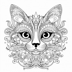 mandala de gato