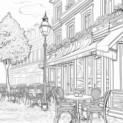 parisian cafe