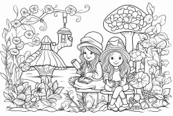 enchanted garden elfs