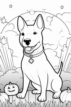 halloween bull terrier