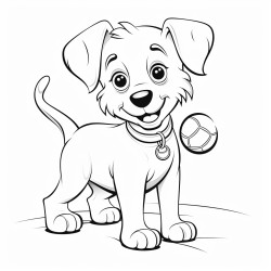 dog playing fetch