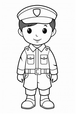 soldier sitting