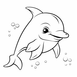 cute baby dolphin