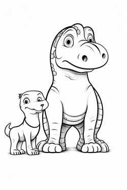 bulldog and brontosaurus