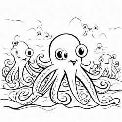 octopus and squid racing