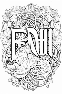 the word faith in a design