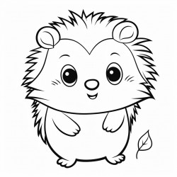 a cute adorable hedgehog
