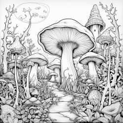 mushroom forest