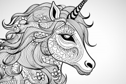 a cute little unicorn