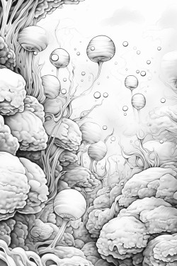 bubbles up