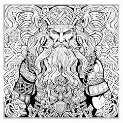 trippy celtic designs viking lore