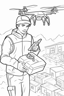drones delivering packages
