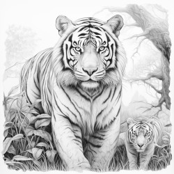 lion tiger bear