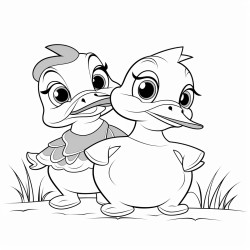 frog and duck best friends