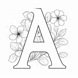 trace the letter a