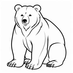 fat brown bear