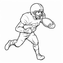 coloring football