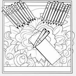 create a coloring page