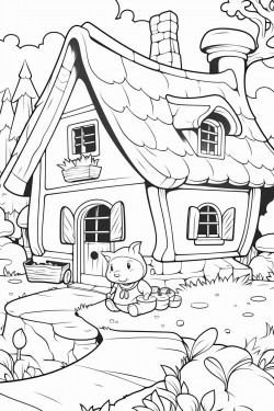 uma fazenda com  coelhos