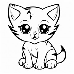 a cute kitten