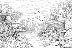 under the ocean landscape