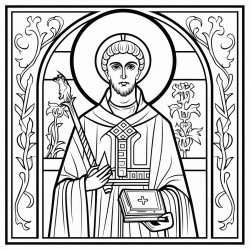icon of st alban the christian saint