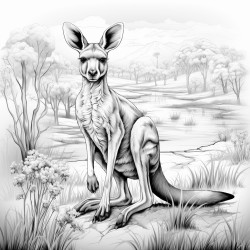 a kangaroo