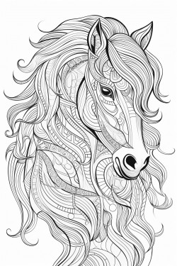 portrait of a horse