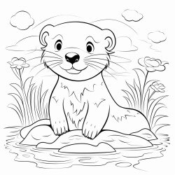 cute otter