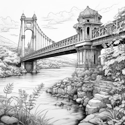bridge and the river