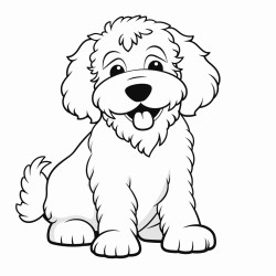a goldendoodle dog