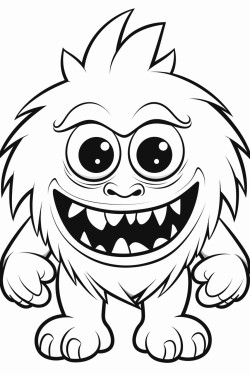 monstre qui fait peur a un enfant