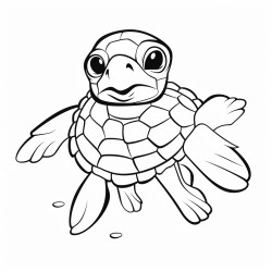 a cute icelandic sea turtle
