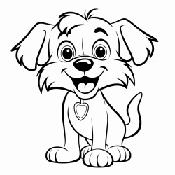 happy cut dog