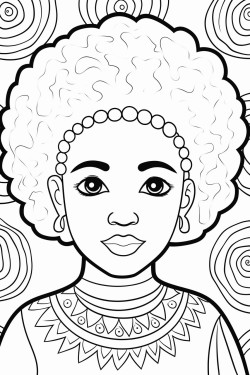 create on a americam and african girl in unity