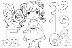 crear con numeros para coloriar