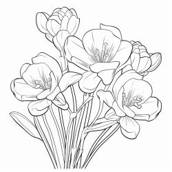 freesia flower
